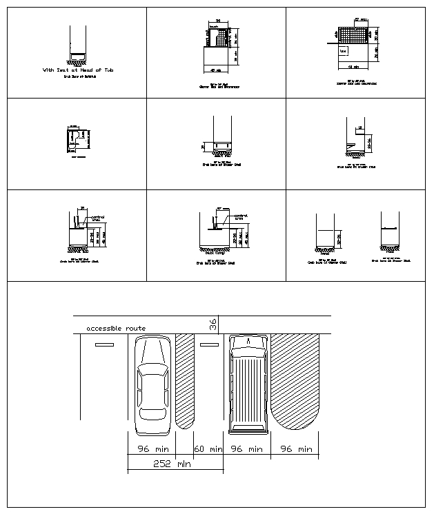 Accessibility facilities,blocks,details,design