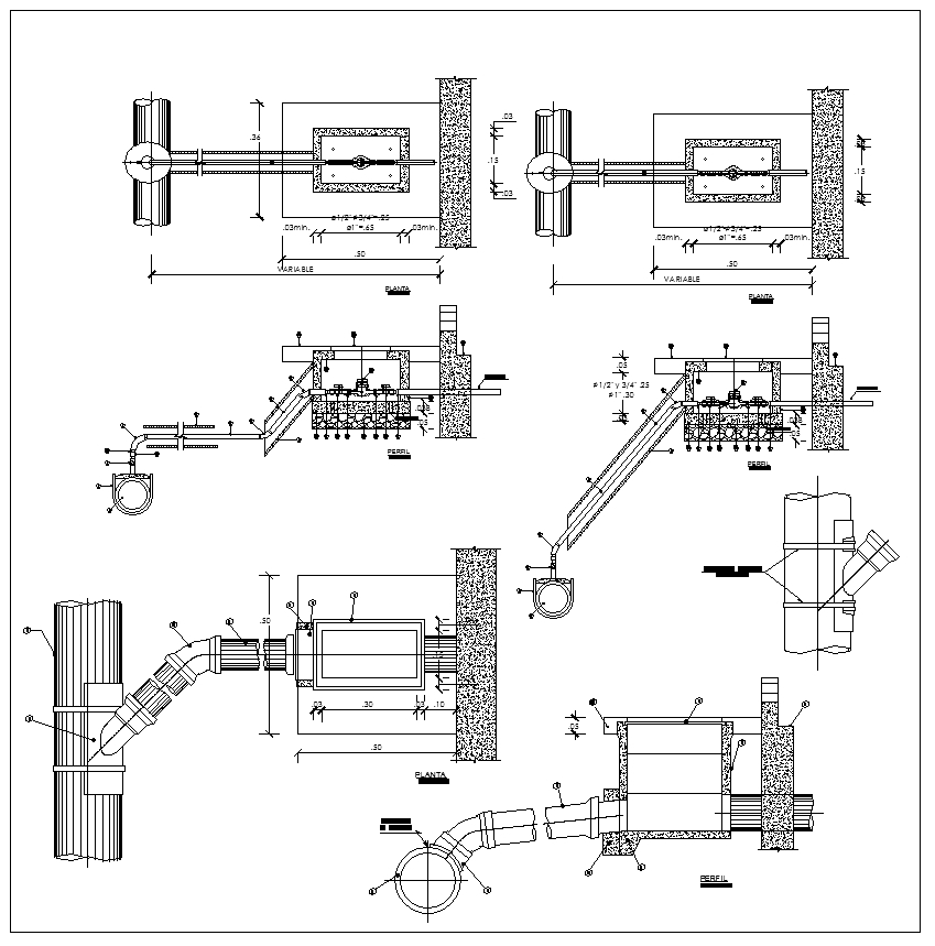 Plumbing Details ,blocks,design,drawing