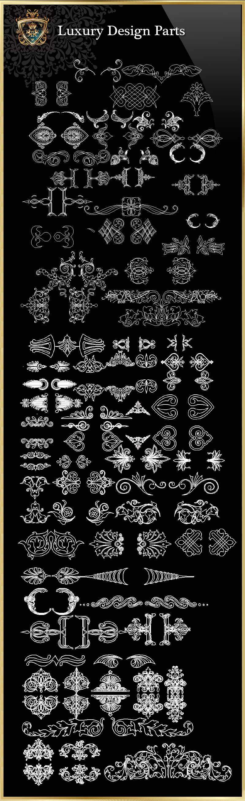 ★【Luxury Design Parts 5】Luxury home, Luxury Villas, Luxury Palace, Architecture Ornamental Parts, Decorative Inserts & Accessories, Handrail & Stairway Parts, Outdoor House Accessories, Euro Architectural Components, Arcade
