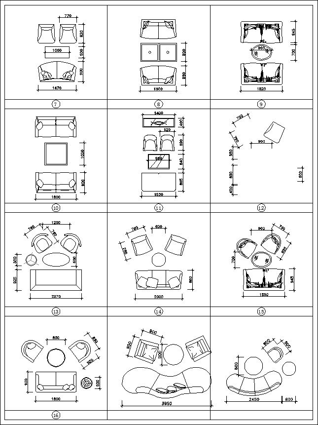 Best sofa blocks and elevation