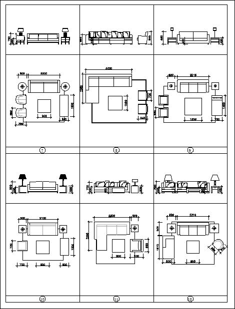 Best sofa blocks and elevation