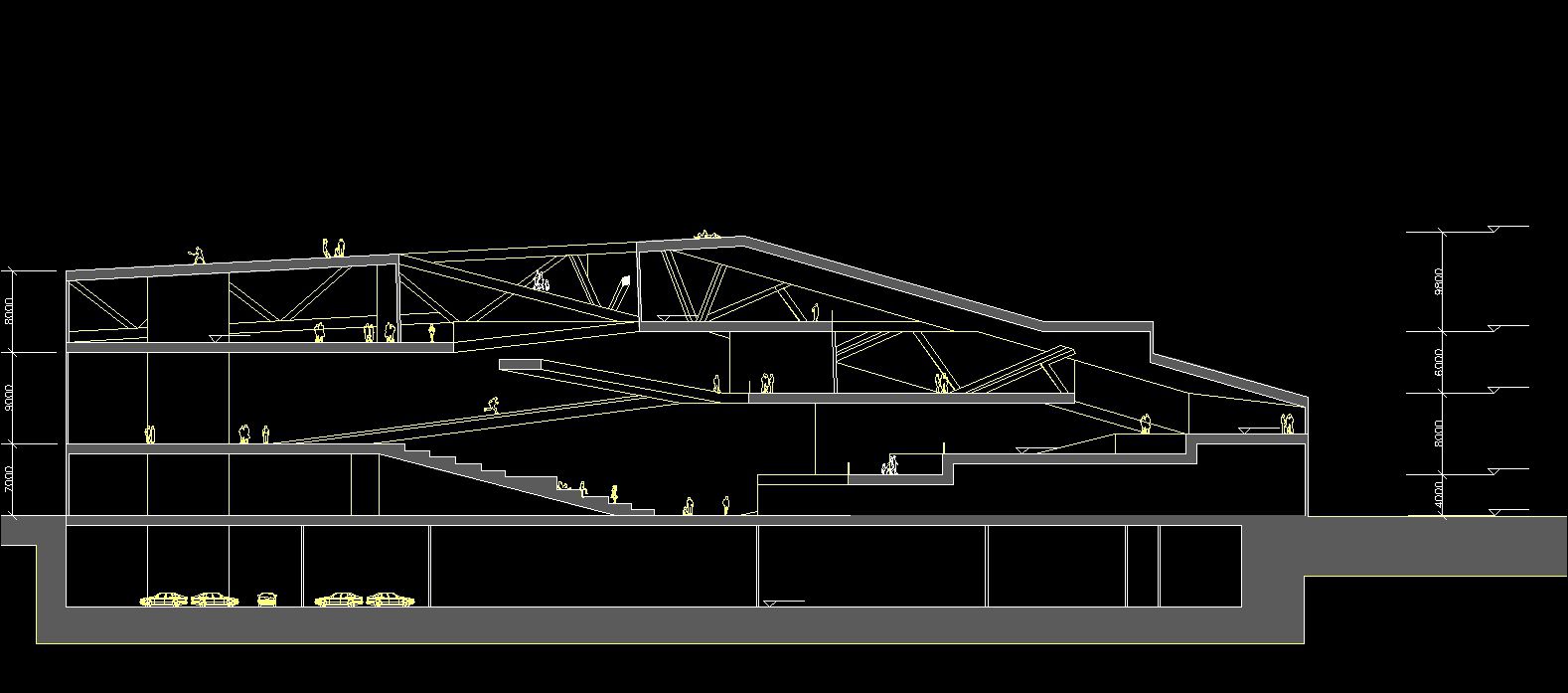  Museum Floor Plans and Drawings-Elevations, Design  concept, and Details
