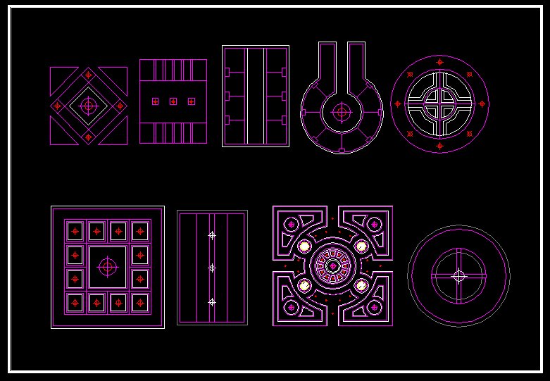 Ceiling Design Ideas,Ceiling Details,Ceiling CAD Drawings,Decorative Elements